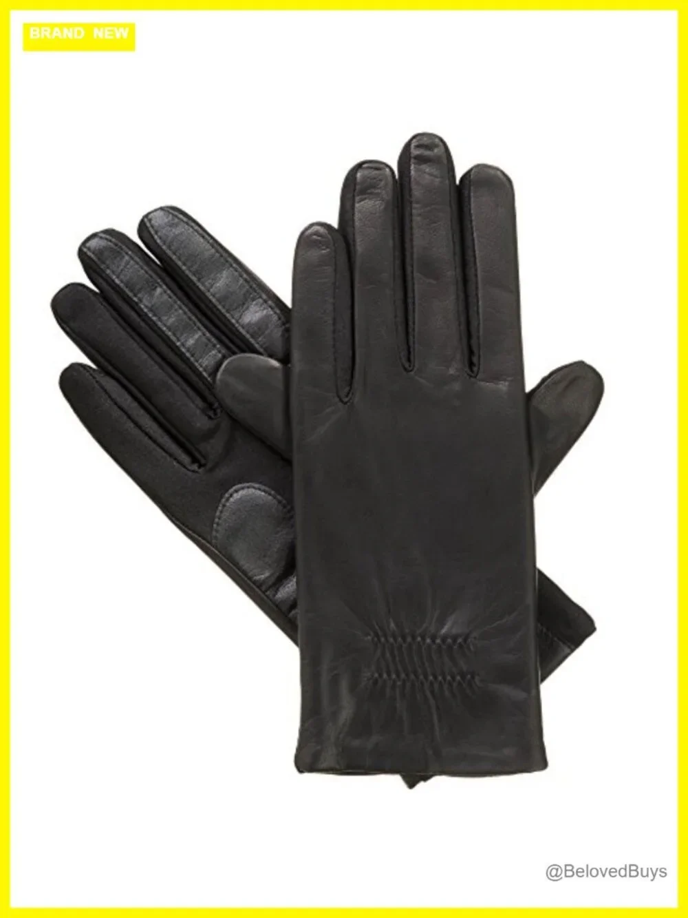 Genuine Leather Touchscreen Gloves Fleece Lined Stretch Warm Winter
